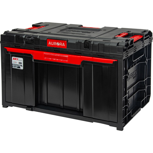 Arx&reg; Single Drawer Toolbox, 11-1/5" W x 18-3/10" D x 9-1/10" H, Black/Red Equipment World