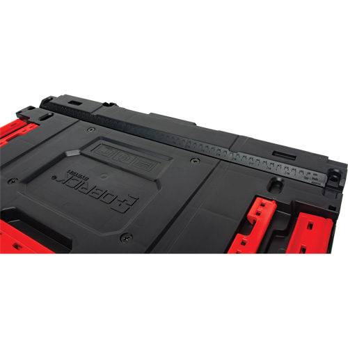 Arx&reg; Single Drawer Toolbox, 11-1/5" W x 18-3/10" D x 9-1/10" H, Black/Red Equipment World