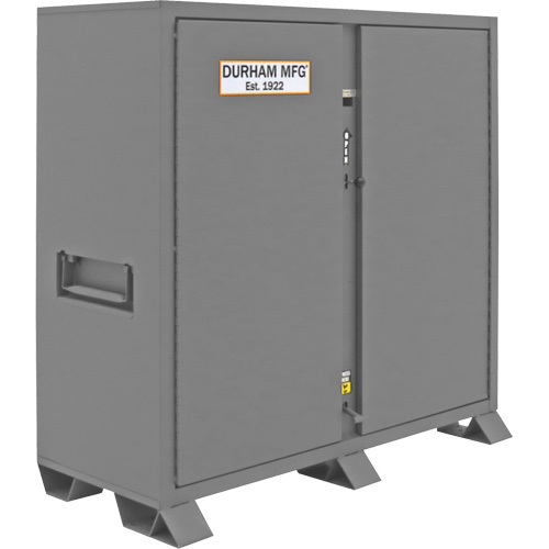 Jobsite Storage Cabinet, Steel, 47.5 Cubic Feet, Grey Equipment World