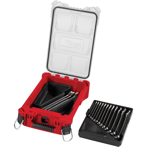 Wrench Set with PackOut Compact Organizer, Combination, 15 Pieces, Metric Equipment World