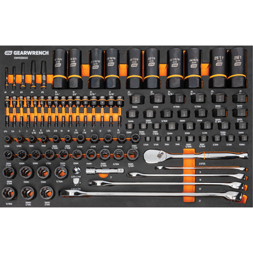 97-Piece Bolt Biter Mechanics Tool Set in Foam Storage Tray Equipment World