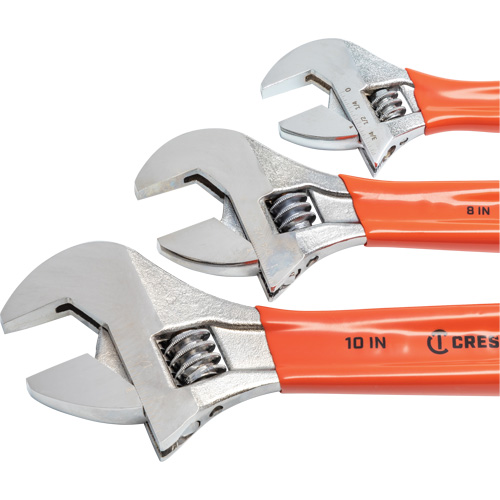 Jeu de cl&eacute;s &agrave; prise coussin&eacute;e, Ajustable, 3 morceaux Equipment World