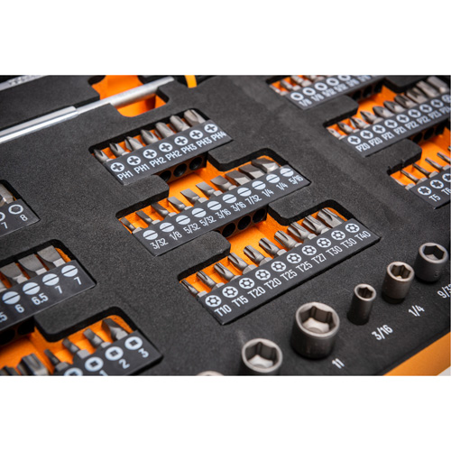 Slim Head Mechanics Tool Set in Foam Storage Tray Equipment World