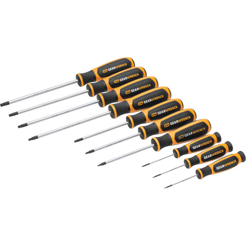 Torx&reg; Dual Material Screwdriver Set in Foam Storage Tray, 10 Pcs. Equipment World