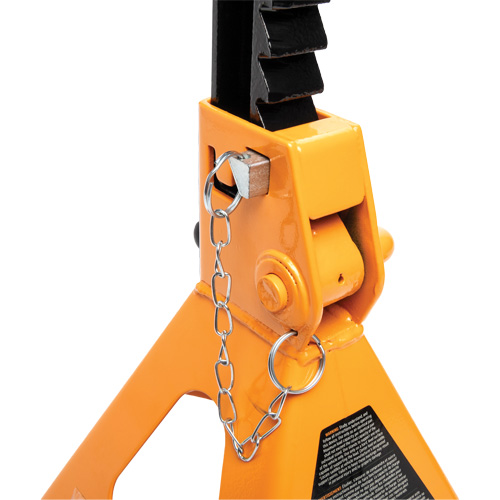 Ratcheting Jack Stand, Locking Pin, 6 tons Capacity, 15-3/4" - 24-1/2" H Equipment World