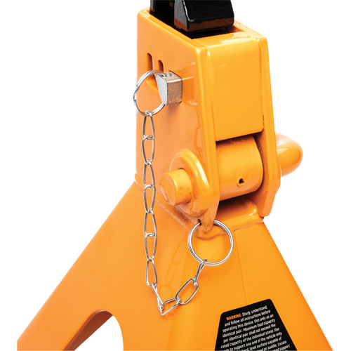 Ratcheting Jack Stand, Locking Pin, 3 tons Capacity, 11-3/4" - 17-1/2" H Equipment World