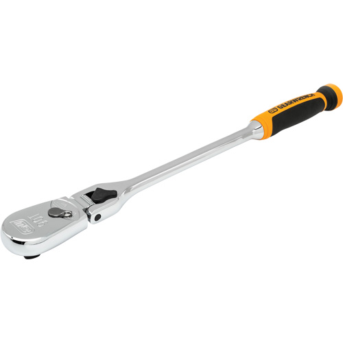 90-Tooth Dual Material Locking Flex Head Teardrop Ratchet Equipment World