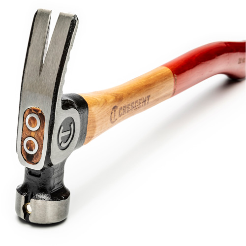 Milled-Face Framing Hammer, 22 oz., Wood Handle, 18" L Equipment World