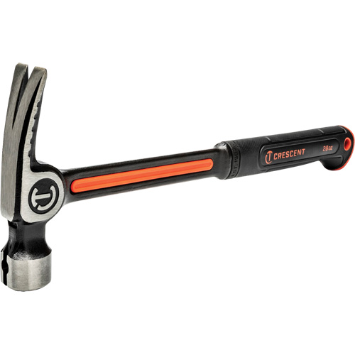 Milled-Face Framing Hammer, 28 oz., Solid Steel Handle, 16" L Equipment World