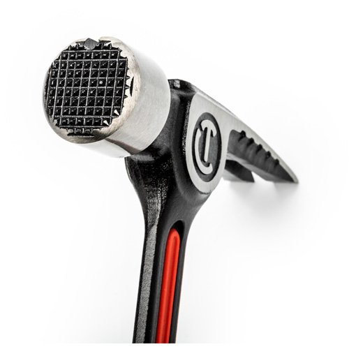 Milled-Face Framing Hammer, 28 oz., Solid Steel Handle, 16" L Equipment World