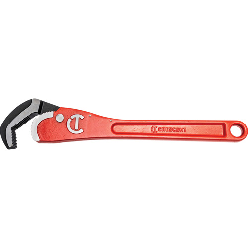 Self-Adjusting Steel Pipe Wrench, 2-1/2" Jaw Capacity, 16" Long, Powder Coated Finish, Non-Ergonomic Handle Equipment World