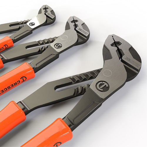 Jeu de pinces bouvet&eacute;es avec manche tremp&eacute; et m&acirc;choire droite Z2 K9, 3 Morceaux Equipment World