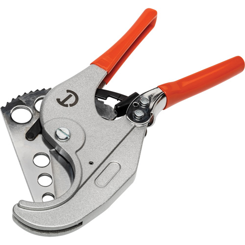 Ratcheting PVC Pipe Cutter with Dipped Grips, 1/4"- 2-3/8" Capacity Equipment World