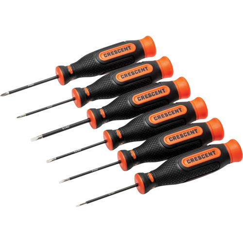 Diamond Tip Precision Screwdriver Set, 6 Equipment World