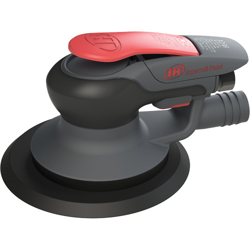 Hook & Loop Random Orbital Air Sander with 3/32" Orbit & Self-Generating Vacuum, 6" Dia., 1/4" NPT Inlet, 13000 RPM Equipment World