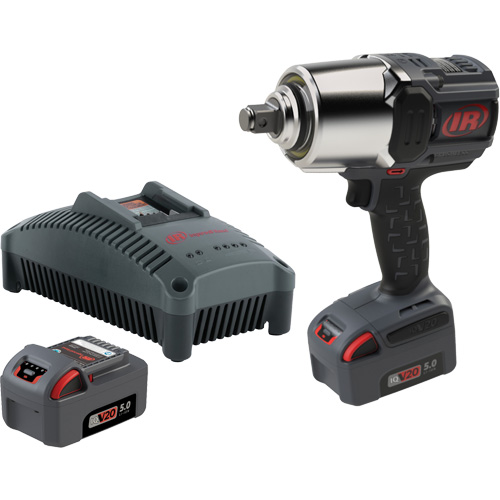 Cordless Impact Wrench Kit with Friction Ring Thru-Hole, 20 V, 3/4" Socket Equipment World