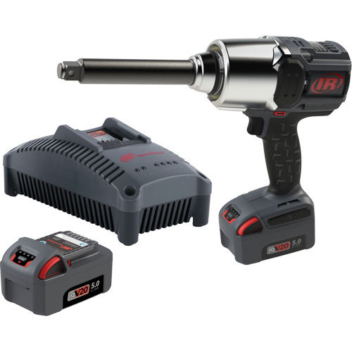 Cordless Impact Wrench Kit with Friction Ring Thru-Hole, 20 V, 3/4" Socket Equipment World