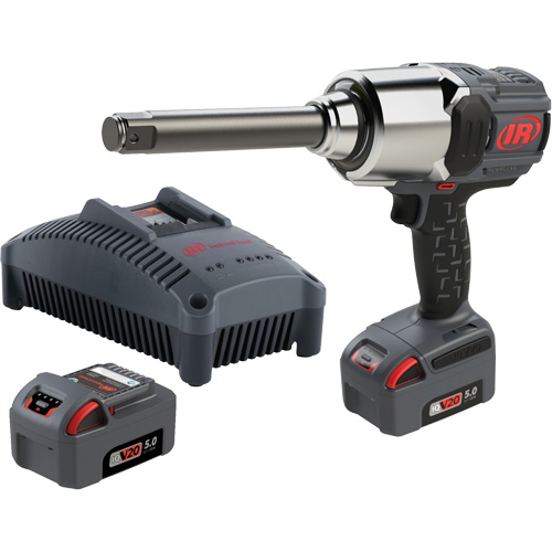 Cordless Impact Wrench Kit with Friction Ring Thru-Hole, 20 V, 1" Socket Equipment World