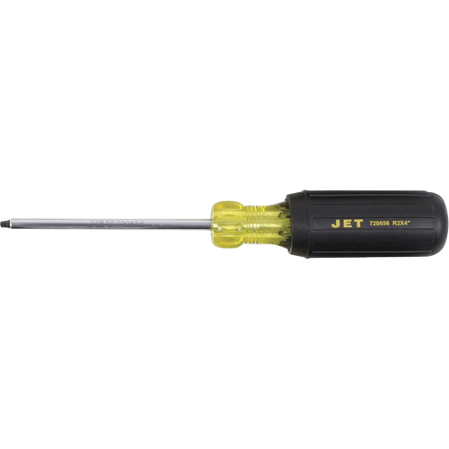 JKSR-2 Square Screwdriver, #2 Tip, Round, 4" L, Cushion Grip Handle Equipment World