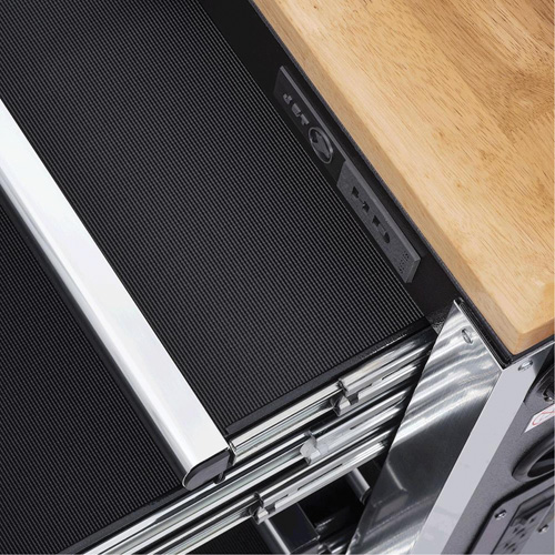 HDRC5212 HD Series Roller Cabinet, 12 Drawers, 51-1/4" W x 21" D x 40-3/10" H, Black Equipment World