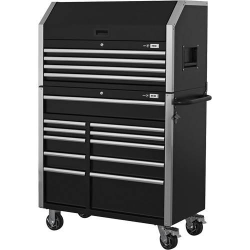 HDCC-4115 HD Series Toolbox Combo, 21-1/2" D x 44-1/5" W x 63-3/10" H, Black Equipment World
