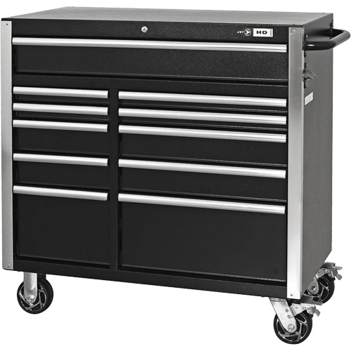 HDCC-4115 HD Series Toolbox Combo, 21-1/2" D x 44-1/5" W x 63-3/10" H, Black Equipment World