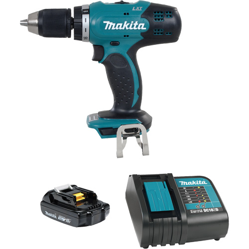 LXT Compact Drill-Driver Kit, Lithium-Ion, 18 V, 1/2"/1-7/16" Chuck, 420 in-lbs Torque Equipment World