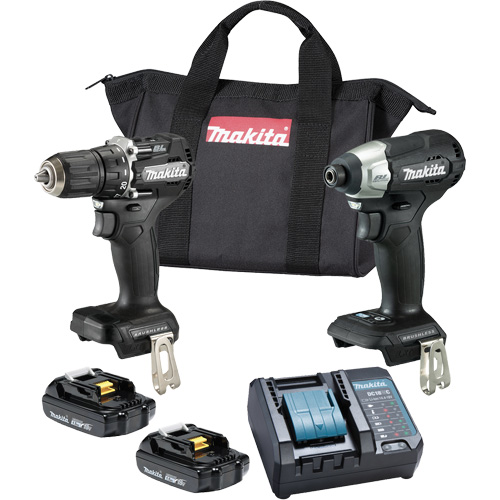 LXT Brushless Sub-Compact 2-Tool Combo Kit, Lithium-Ion, 18 V Equipment World