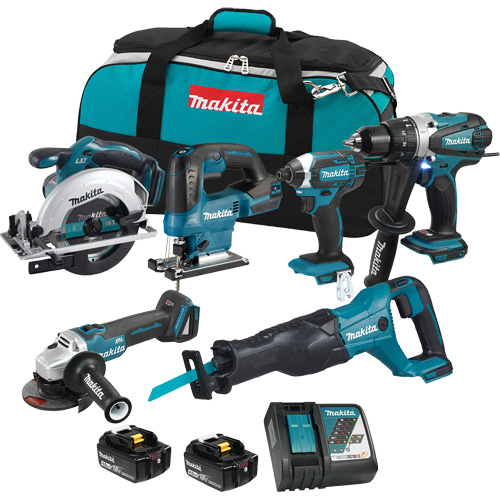 LXT 6-Tool Combo Kit, Lithium-Ion, 18 V Equipment World