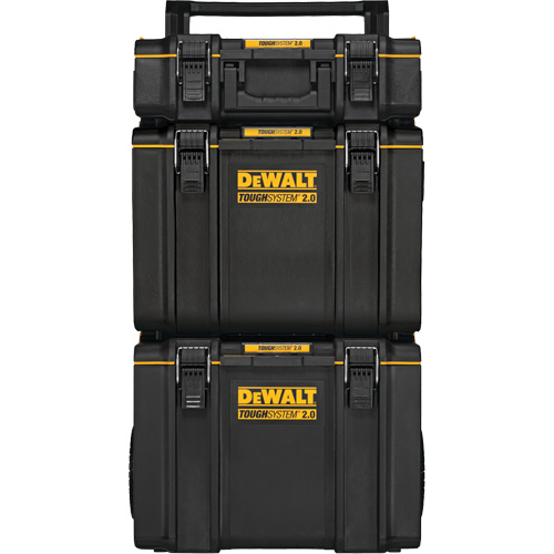 TOUGHSYSTEM&reg; 2.0 Rolling Tower, 24" x 20-2/5" x 34-1/2", Black/Yellow Equipment World