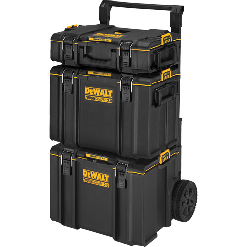 TOUGHSYSTEM&reg; 2.0 Rolling Tower, 24" x 20-2/5" x 34-1/2", Black/Yellow Equipment World
