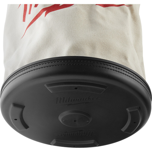 Utility Bucket Bag, 11-81/100" L x 11-81/100" W x 14-57/100" H, Polyester, White Equipment World