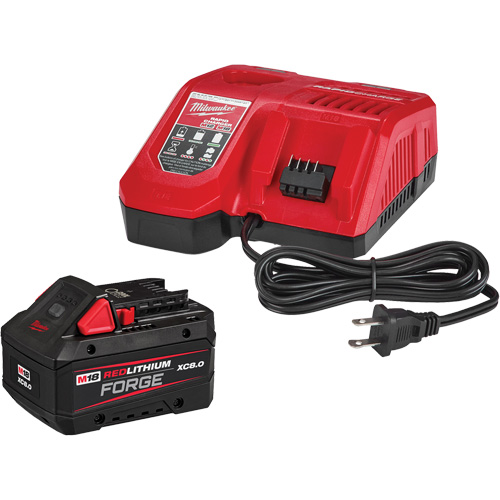 M18 Redlithium Forge XC8.0 Starter Battery Kit, 18 V, Lithium-Ion Equipment World