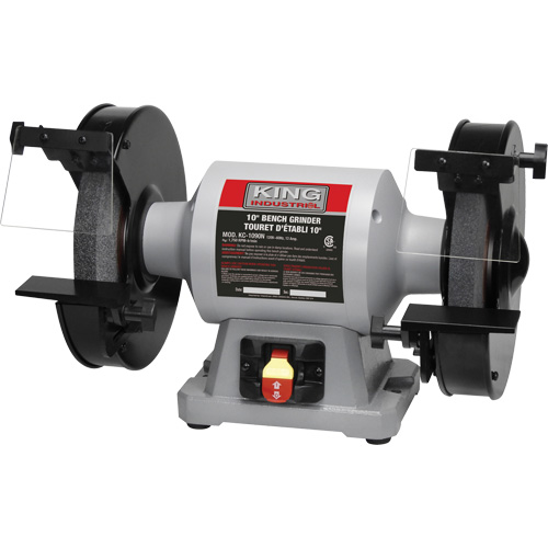 Bench Grinder, 10" Wheel Diameter, 1-1/2 HP, 1750 RPM Equipment World