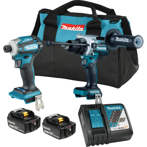 LXT Brushless 2 Tool Combo Kit, Lithium-Ion, 18 V Equipment World