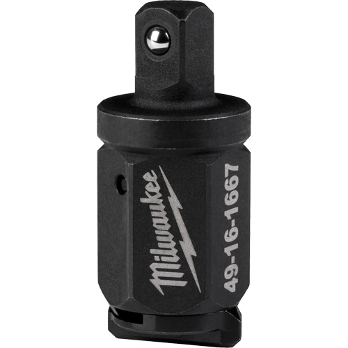 Adaptateur d'enclume pour cl&eacute; &agrave; rochet polygonale INSIDER, Prise 1/4", Douille 1/4", 0,55" lo, Sph&eacute;rique Equipment World