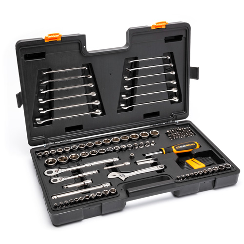 1/4" & 3/8" Drive 72-Tooth, 6-Point Professional Tool Set Equipment World