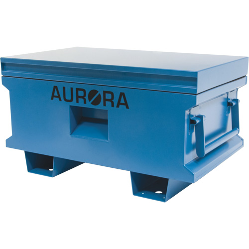 Jobsite Tool Box, 33" x 20-3/10" x 18-3/10", Steel, Blue Equipment World