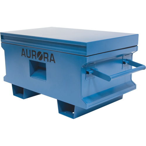 Jobsite Tool Box, 33" x 20-3/10" x 18-3/10", Steel, Blue Equipment World