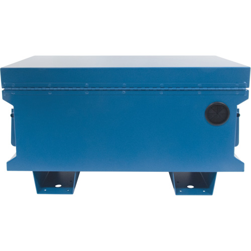 Jobsite Tool Box, 33" x 20-3/10" x 18-3/10", Steel, Blue Equipment World