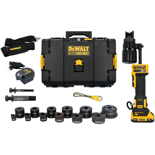 Hydraulic Knockout Tool Kit with 1/2'' - 2'' Punches & Dies Equipment World
