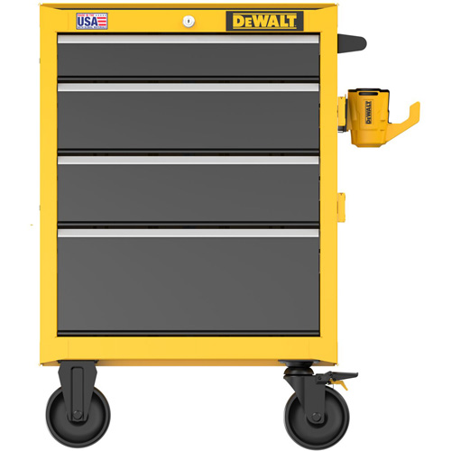 Heavy-Duty Rolling Tool Chest, 4 Drawers, 26" W x Yellow Equipment World