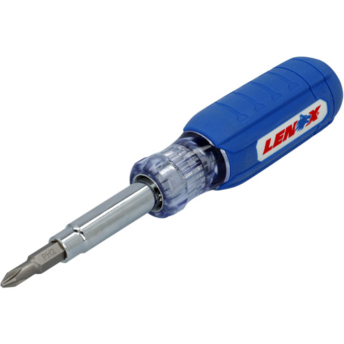 9-in-1 Multi-Bit Screwdriver, Textured Handle Equipment World