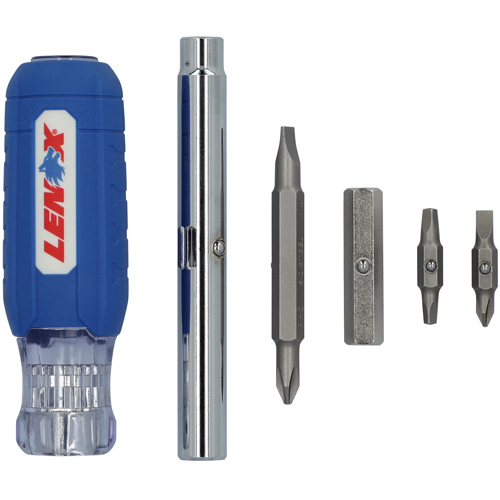 9-in-1 Multi-Bit Screwdriver, Textured Handle Equipment World