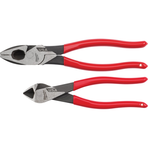Dipped Grip Cutting Pliers Set, 2 Pieces Equipment World