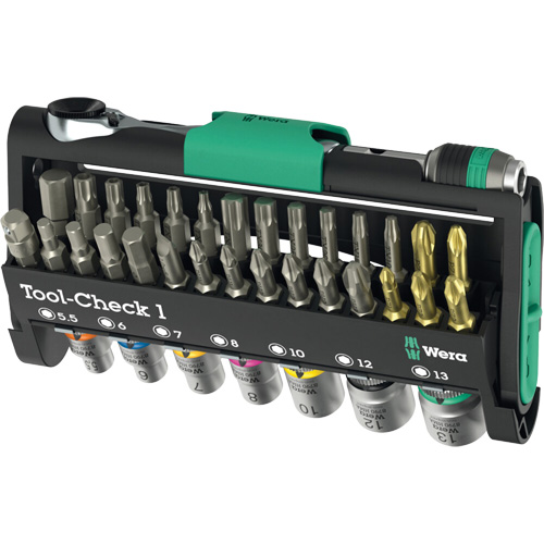 Ensemble d'outils Tool-Check 1, 38 Mcx, Prise de 1/4" Equipment World