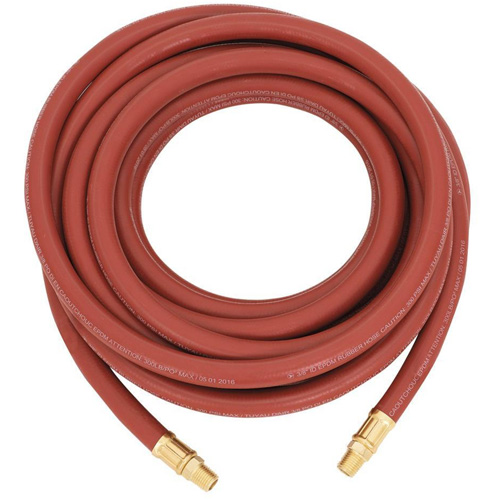 AH3850RB Hose, Air, Rubber, 3/8" dia. x 50', 300 psi, 1/4 NPT Equipment World