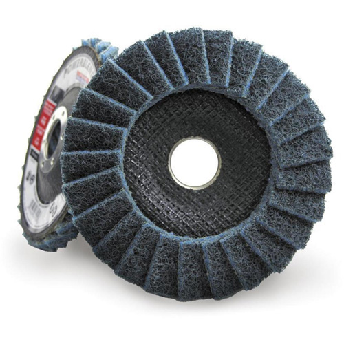 POWERBLEND SCD Surface Conditioning Flap Disc, 4-1/2" x 7/8", Type 29, Fine Grit Equipment World