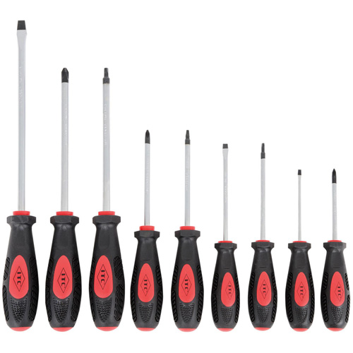 IESD-9S Ergonomic Screwdriver Set, 9 Pcs., Magnetic Equipment World
