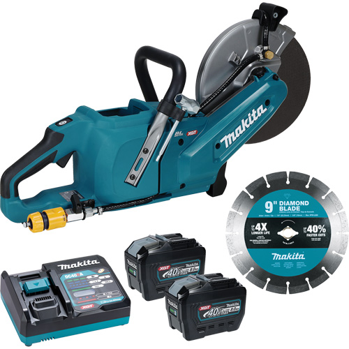 40Vmax XGT Brushless Power Cutter with 8.0Ah Batteries Kit, 9", 40 V Equipment World